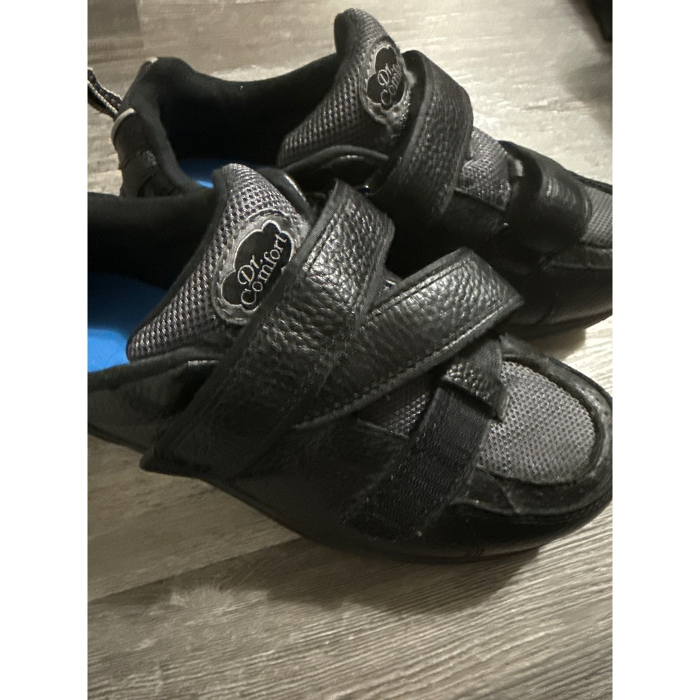 Dr Comfort Winner X-Depth Mens 10.5 XW Black Leather Orthopedic Shoes 7710